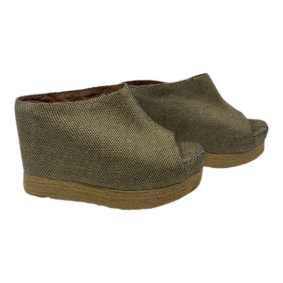 Jeffrey Campbell Virgo wedge platform sandals size 9 - Picture 6 of 12